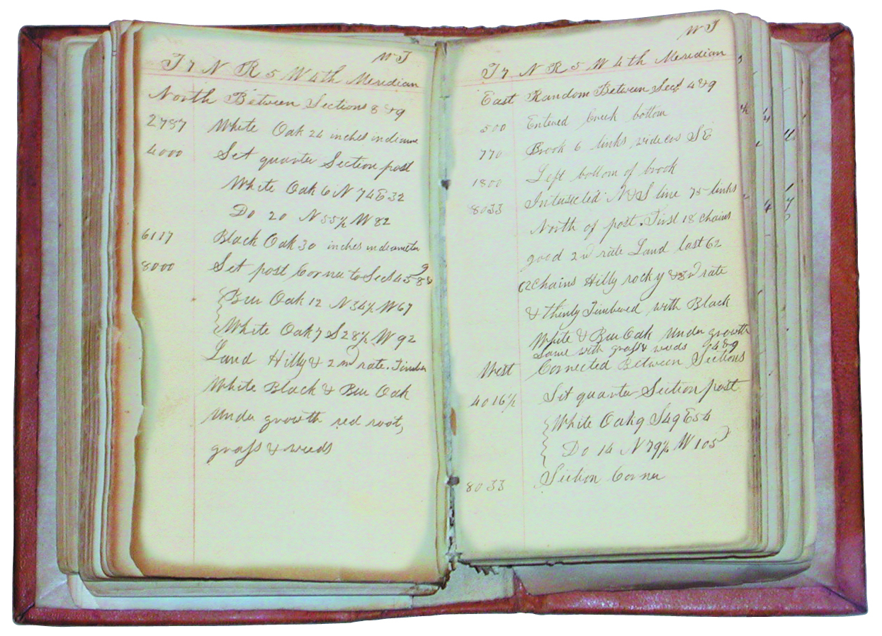 Scan of survey notebook.