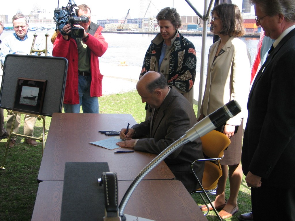 Signing ceremony of the Land Bank Legislation